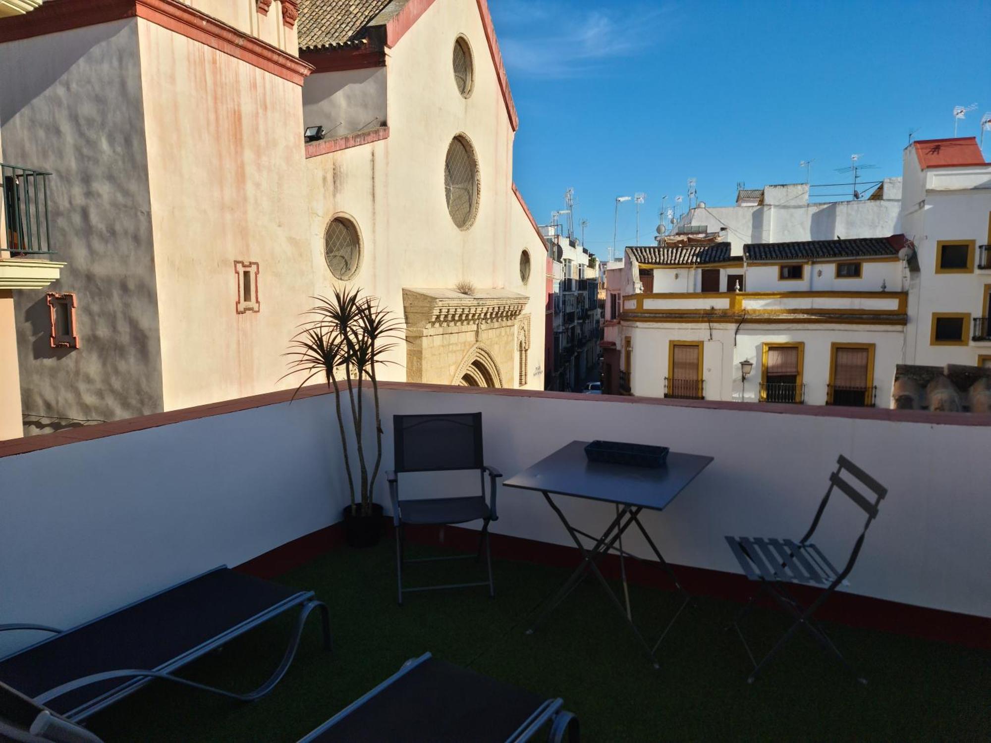 Casa Plaza De San Roman Sevilla Oda fotoğraf